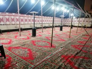 خيام مناسبات للإيجار في الكويت – فخامة وتجهيز متكامل
