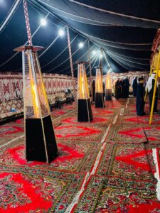 تأجير مستلزمات الأفراح